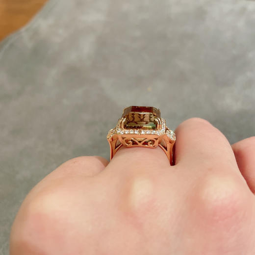 【虹彩】西瓜碧玺戒指-CB12103057 商品图7