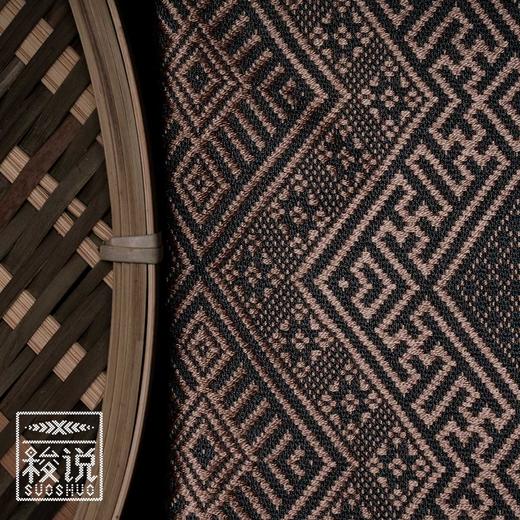 上新【梭说】初微芒纯手工限量设计围巾披肩侗族传统织锦工艺 商品图4