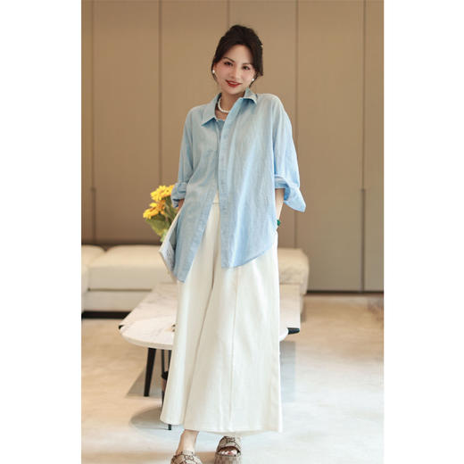 【线上专属】阔腿裤（20709364-山矾） 商品图1