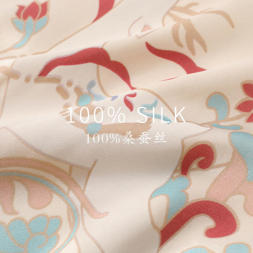 金三塔 敦煌系列-女重磅真丝定位花吊带裙YSFCA318 商品图3