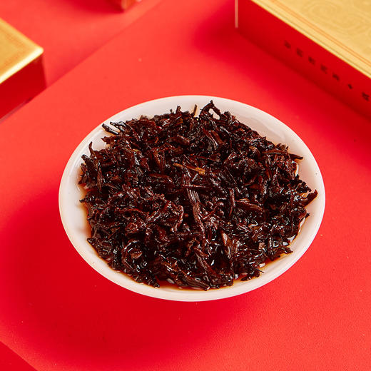 压箱底·寸金砖  南糯山普洱熟茶 砖茶 520克单砖礼盒 商品图6