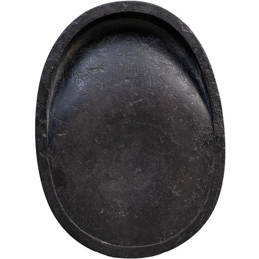 清 阴刻蓬莱阁随形端砚 商品图5