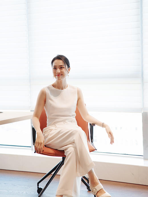 “三年之约” 简约 可拆卸 白色 无袖阔腿连体裤 商品图2