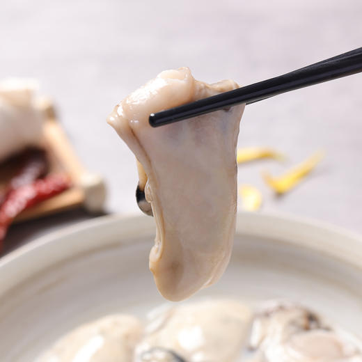 中洋鱼天下 台山冰鲜生蚝肉500g/罐 特大蚝 纯肉灌装 商品图2