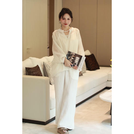 【线上专属】阔腿裤（20709251-山矾D558） 商品图0