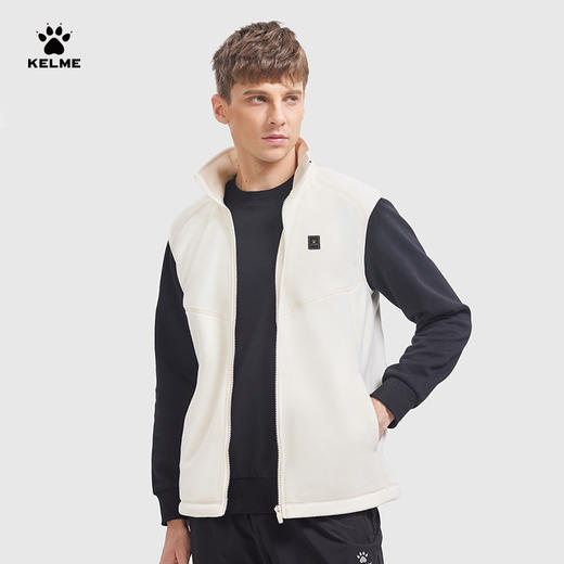 卡尔美2023秋季新款抓绒马甲 商品图3