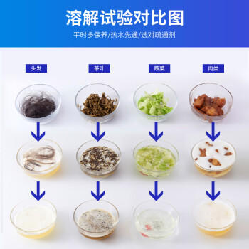 膜太（MOOTAA）欧洲进口管道疏通剂1000ml*1卫生间厨房地漏下水道强力溶解疏通剂 商品图3