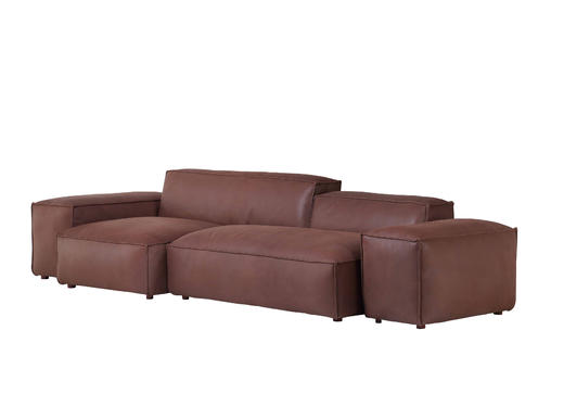 Mole 大三人沙发 | 皮布面料可选，详询客服 商品图1