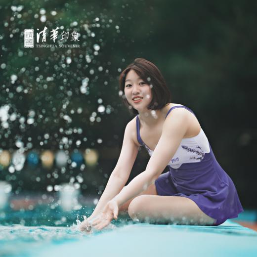 清华文创女士连体裙式泳衣 商品图4