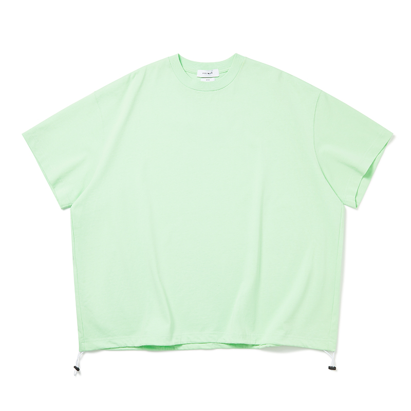 PRIMEE Balloon H/S T-Shirt 下摆抽绳廓形短袖T恤 圆领TEE