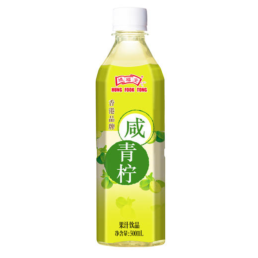 鸿福堂咸青柠500ml*15 商品图3