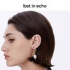 lost in echo 原创设计师品牌 不对称可拆卸设计感钉头锆石珍珠耳环耳钉 商品缩略图3