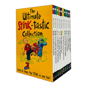 英文原版 The Ultimate Stink-tastic Collection 朱迪弟弟儿童章节故事书 10册套装 英文版 进口英语原版书籍朱迪布鲁姆法吉系列