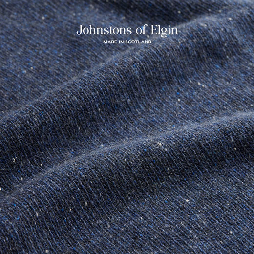 Johnstons of Elgin男士雪花款厚织圆领套头衫 商品图2