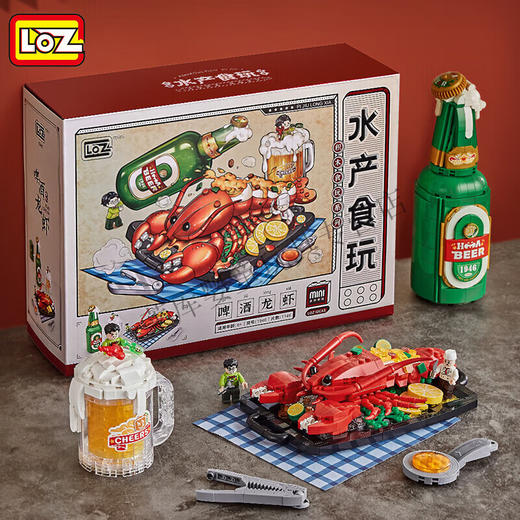 LOZ积木1946啤酒龙虾 商品图2
