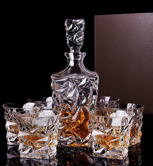 水晶玻璃威士忌杯玻璃红酒瓶酒具套装 商品图0
