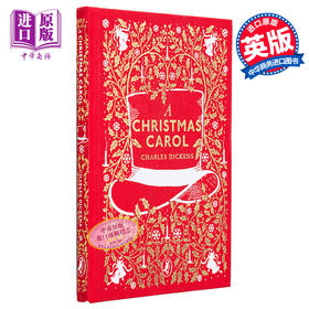 【中商原版】海雀布纹经典 圣诞颂歌 Puffin Clothbound Classics A Christmas Carol 英文原版 狄更斯 Charles Dickens