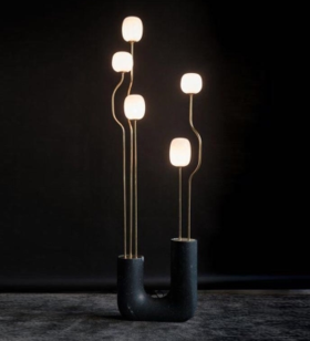 中洲公馆同款 主卧卫生间落地灯