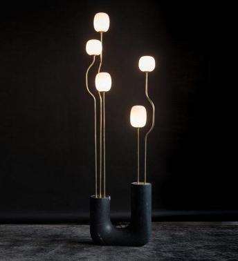 中洲公馆同款 主卧卫生间落地灯 商品图0