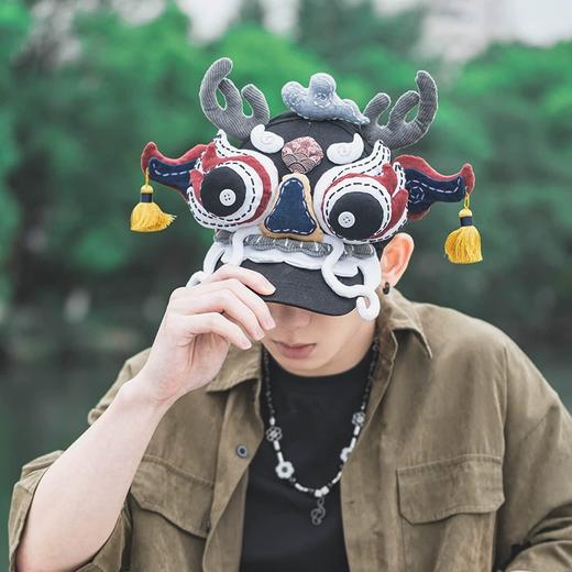 深山集市·黑舞龙棒球帽 商品图0