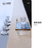 心缘堂【花影高足杯】琉璃茶器品茗杯主人杯杯垫杯托琉璃茶具 花影-高足杯(透色) 商品缩略图3