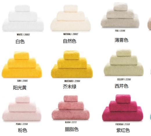中洲公馆同款 葡萄牙原装进口毛巾100%超长埃及长绒棉 商品图0