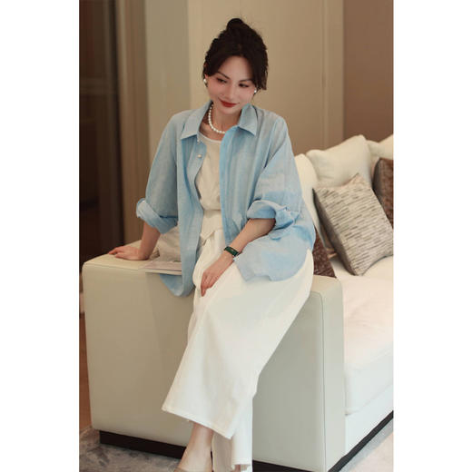 【线上专属】阔腿裤（20709364-山矾） 商品图3