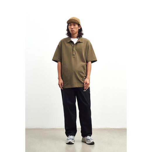 吃茶去chichaqu短袖纯棉针织POLO衫 商品图4