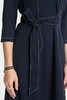 ROSEHOO 海军蓝浅V束腰连衣裙 3627 商品缩略图6
