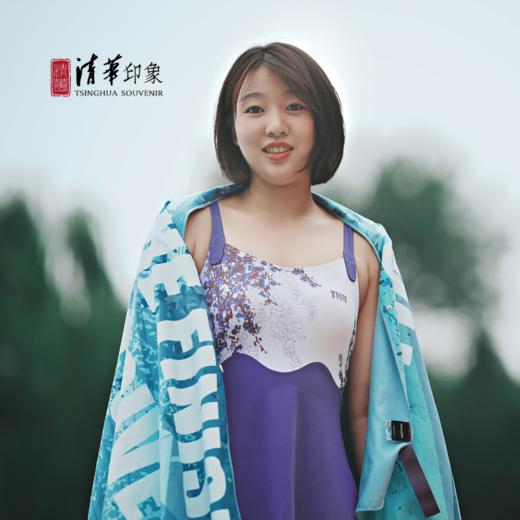 清华文创女士连体裙式泳衣 商品图2