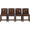 清 红木嵌云石背屏椅成堂（一堂四只） 商品缩略图5