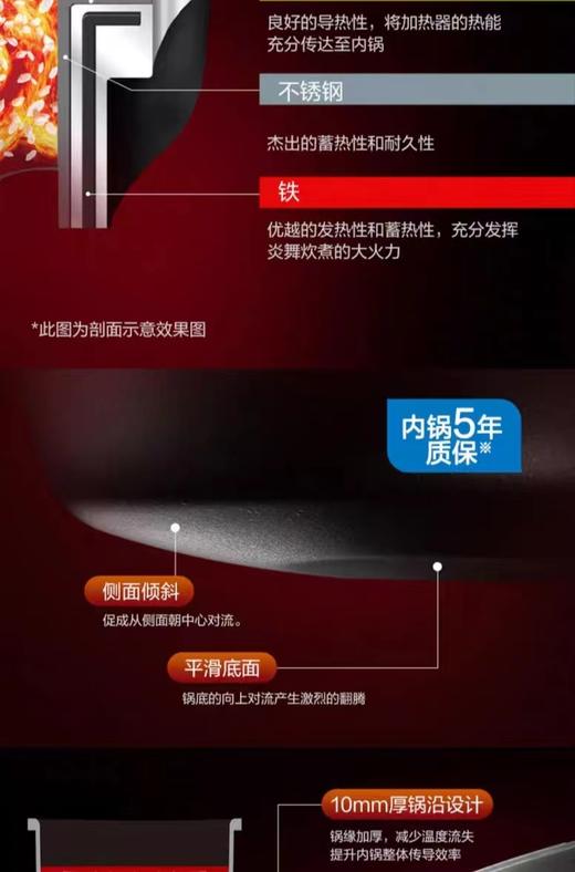 【6F】象印日本进口压力IH高端电饭煲炎舞NW-LAH10C 商品图3