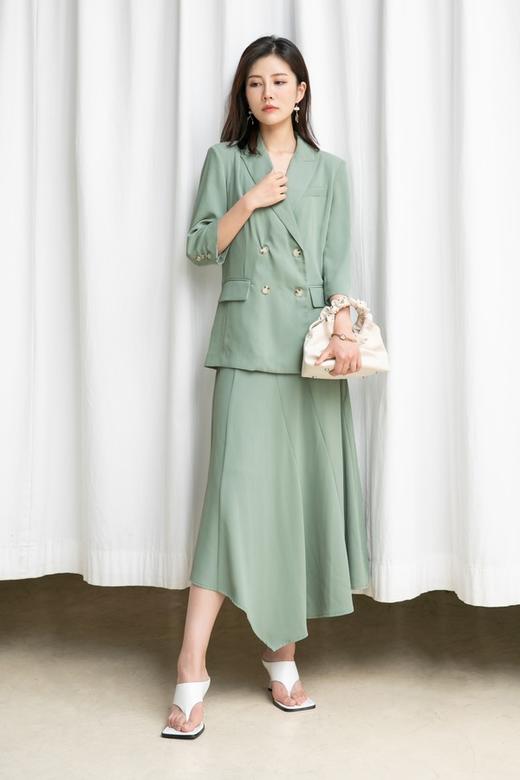 Le Malene 西装外套不规则高腰半裙套装 12929 商品图2