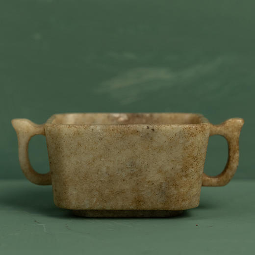 明 玉雕双耳香炉 商品图0