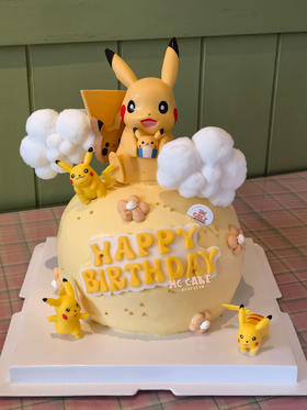 皮卡丘玩具蛋糕