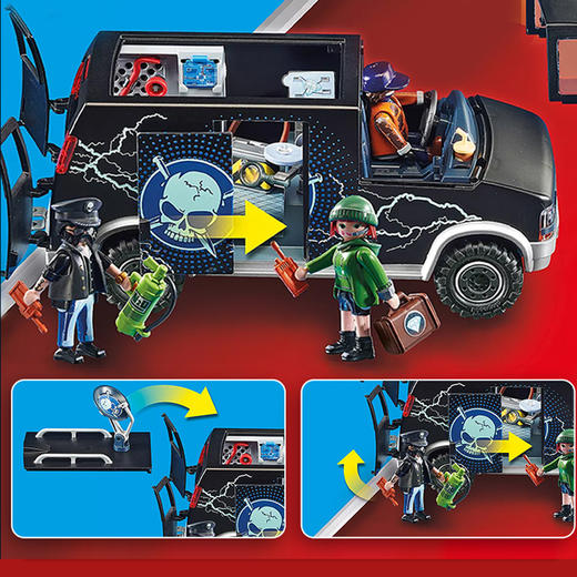 摩比积木70575直升机追踪失控货车 商品图1