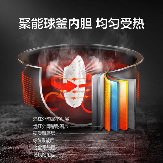 苏泊尔（SUPOR）  4L容量  智能电饭煲 电饭锅 球釜内胆 多功能 智能预约 香槟金色CFXB40FC59-75 商品图2