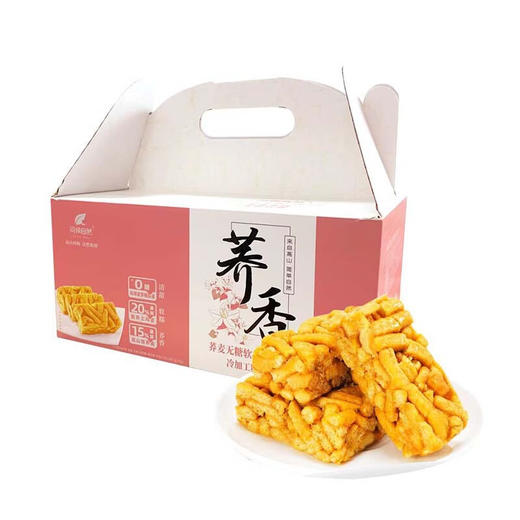 问候自然荞麦无糖软芙（原味）705g 商品图0