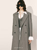 【雨季天空】绵羊毛条纹宽肩廓形长款西装外套230000029B 商品缩略图3