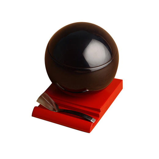 【梵谷漆器】两仪仙丹茶叶盒(黑) 商品图0