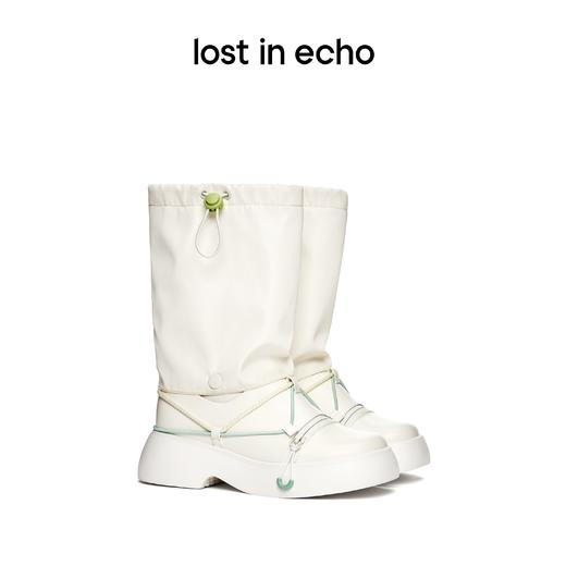 lost in echo 春季 可拆卸中筒撞色系带单鞋中筒靴户外鞋 商品图0