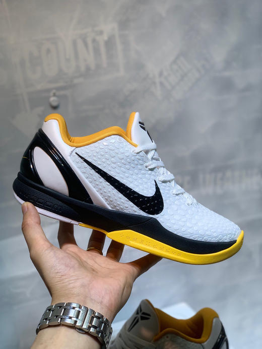 夏季特惠💰460 Nike Kobe 6 Protro "WhiteDel Sol" 内气垫碳版实战篮球鞋 商品图0