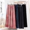 【秋冬日系原宿高腰丝绒半身裙】细滑柔暖耐皱 优雅丝光 丝绒面料 商品缩略图0
