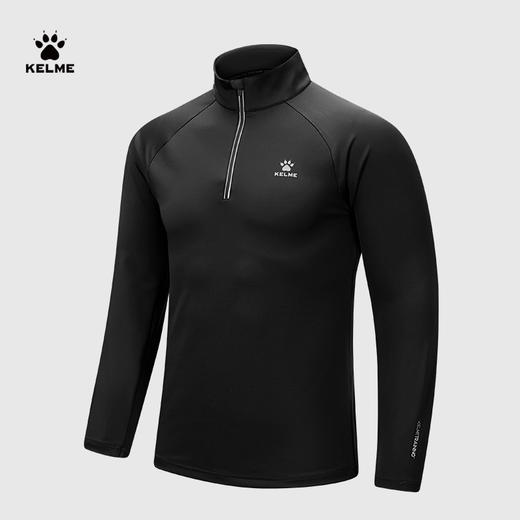 卡尔美2023秋季新款半开襟长袖T恤 商品图1