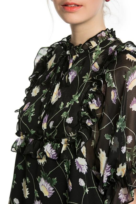 SUMMER & SAGE 植物印花连衣裙 3567 商品图3