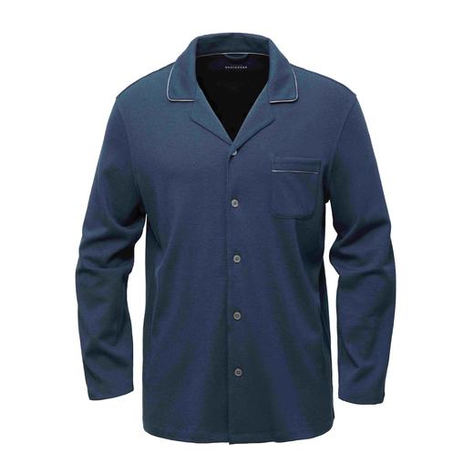 【棉莫混纺】SCHIESSER德国舒雅高端系列铂雅男士棉莫混纺羊毛翻领家居套装99/21838H 商品图3