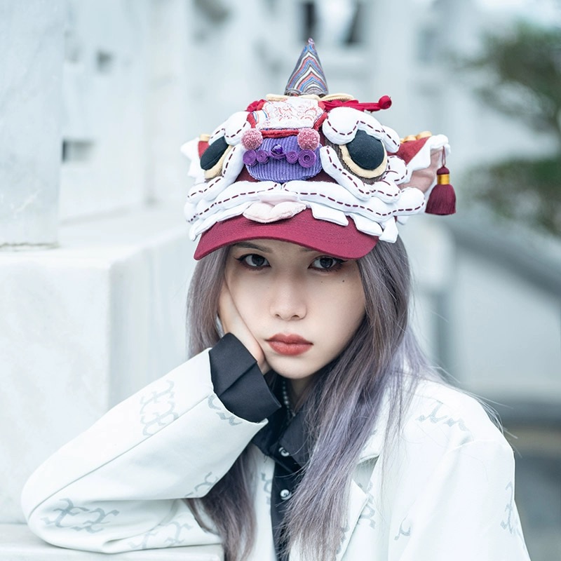 深山集市·红醒狮棒球帽