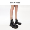 lost in echo款设计师品牌百搭舒适铆钉方头厚底增高切尔西短靴女 商品缩略图2