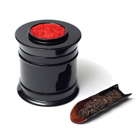 【梵谷漆器】漆器圆茶罐 商品图2