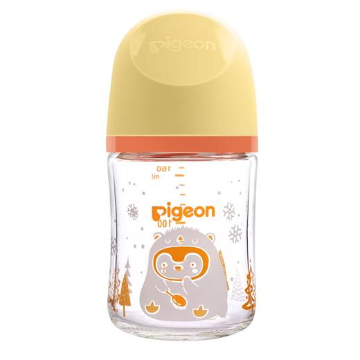 贝亲自然实感III宽口径彩绘玻璃奶瓶160mL（企鹅冒险，SS号奶嘴） 商品图0